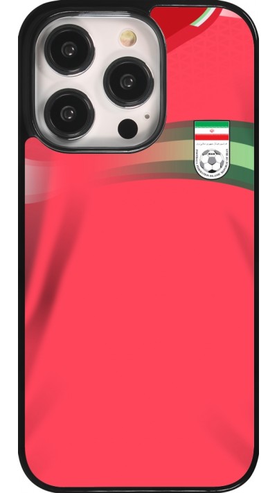 Coque iPhone 14 Pro - Maillot de football Iran 2022 personnalisable