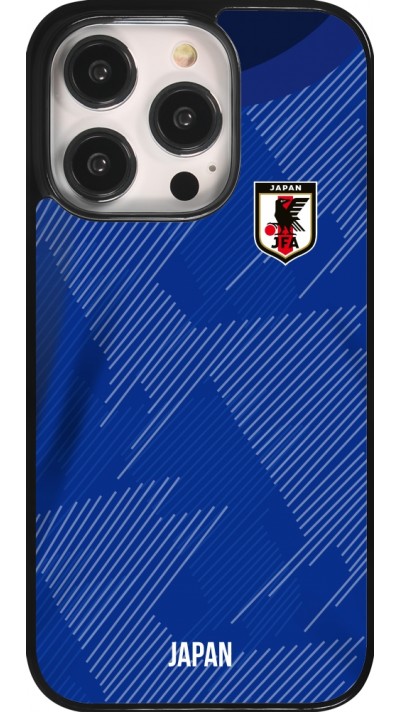 Coque iPhone 14 Pro - Maillot de football Japon 2022 personnalisable