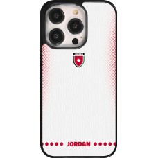 iPhone 14 Pro Case Hülle - Jordanien 2026 personalisierbares Fussballtrikot