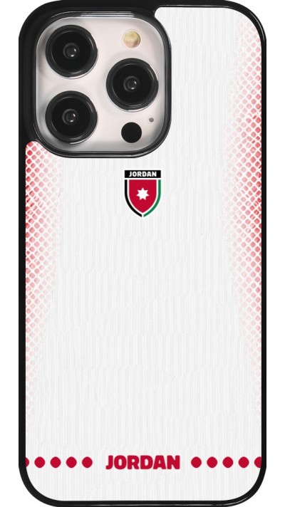 Coque iPhone 14 Pro - Maillot de football Jordanie 2026 personnalisable
