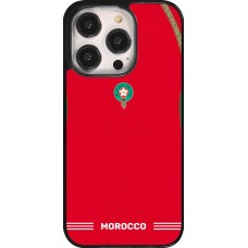 iPhone 14 Pro Case Hülle - Marokko 2026 personalisierbares Fussballtrikot