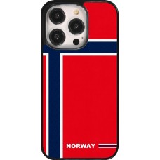 Coque iPhone 14 Pro - Maillot de football Norvège 2026 personnalisable