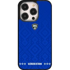Coque iPhone 14 Pro - Maillot de football Ouzbékistan 2026 personnalisable