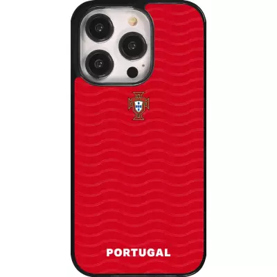 iPhone 14 Pro Case Hülle - Portugal 2026 personalisierbares Fussballtrikot