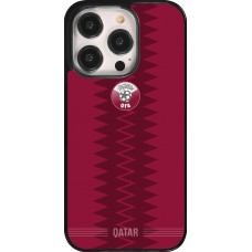 Coque iPhone 14 Pro - Maillot de football Qatar 2026 personnalisable
