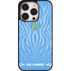 Coque iPhone 14 Pro - Maillot de football RD Congo 2026 personnalisable