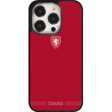 Coque iPhone 14 Pro - Maillot de football Répuplique Tchèque 2026 personnalisable