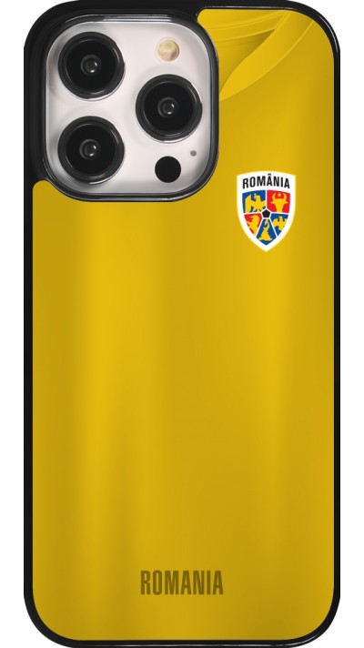 Coque iPhone 14 Pro - Maillot de football Roumanie