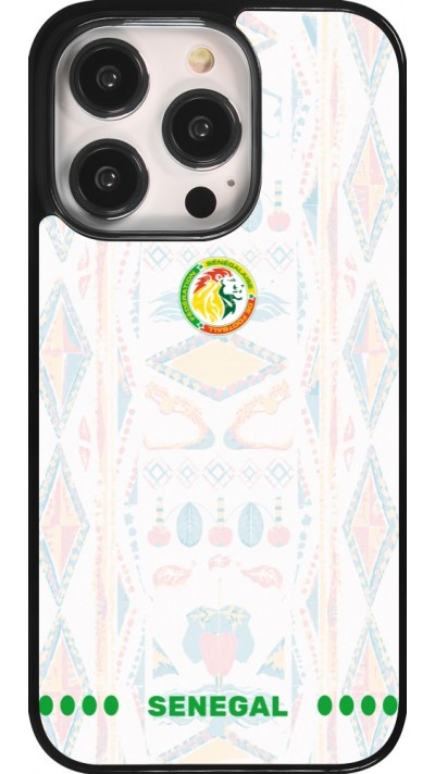 Coque iPhone 14 Pro - Maillot de football Se?ne?gal 2026 personnalisable