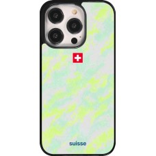 Coque iPhone 14 Pro - Maillot de football Suisse Away 2026 personnalisable