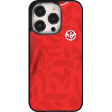 iPhone 14 Pro Case Hülle - Tunesien 2022 personalisierbares Fussballtrikot