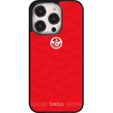 iPhone 14 Pro Case Hülle - Tunesien 2026 personalisierbares Fussballtrikot