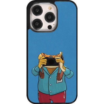 Coque iPhone 14 Pro - Frog with camera DTMF