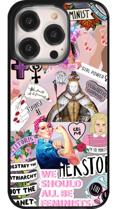 iPhone 14 Pro Case Hülle - Girl Power Collage