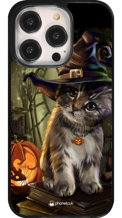 iPhone 14 Pro Case Hülle - Halloween 21 Witch cat