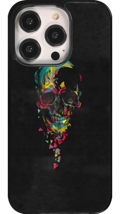 iPhone 14 Pro Case Hülle - Halloween 22 colored skull