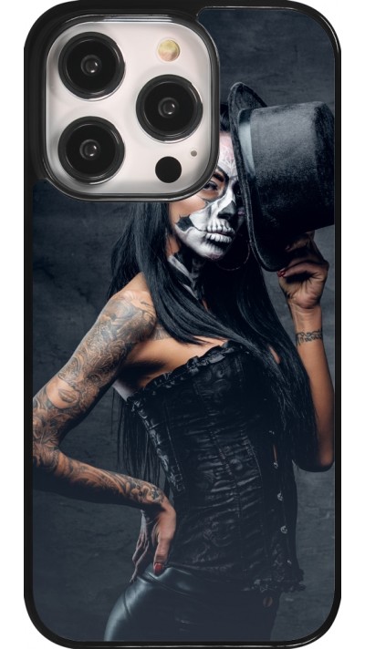 Coque iPhone 14 Pro - Halloween 22 Tattooed Girl