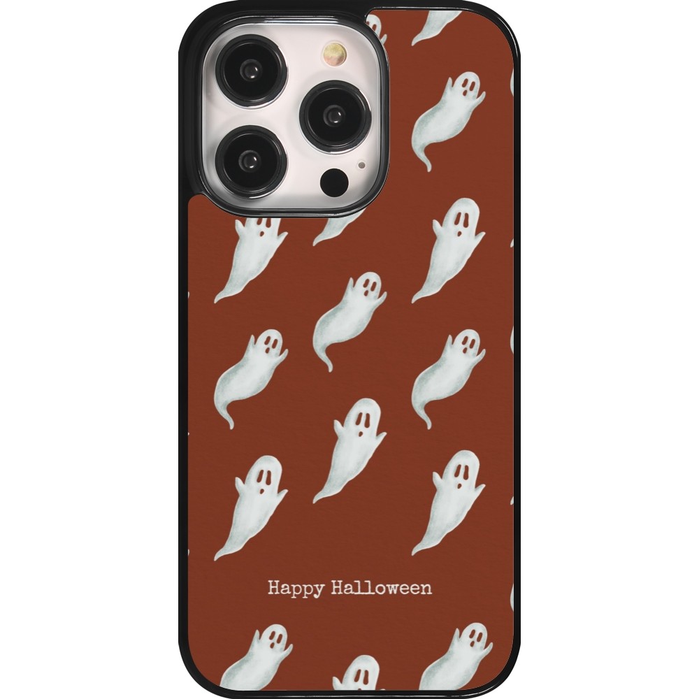 iPhone 14 Pro Case Hülle - Halloween 2025 Pattern of ghosts