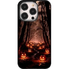 iPhone 14 Pro Case Hülle - Halloween 2025 Road of Terrifying Pumpkins