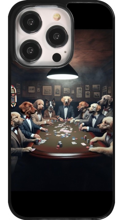 iPhone 14 Pro Case Hülle - Die Pokerhunde