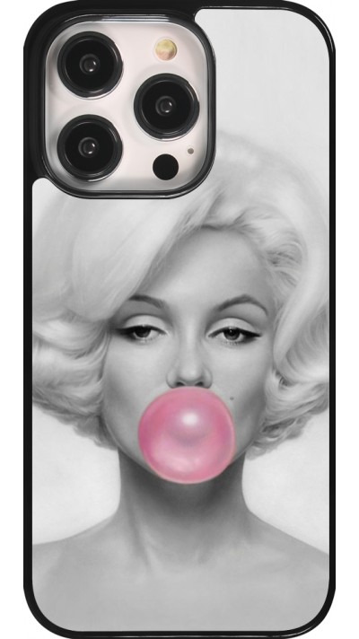 iPhone 14 Pro Case Hülle - Marilyn Bubble