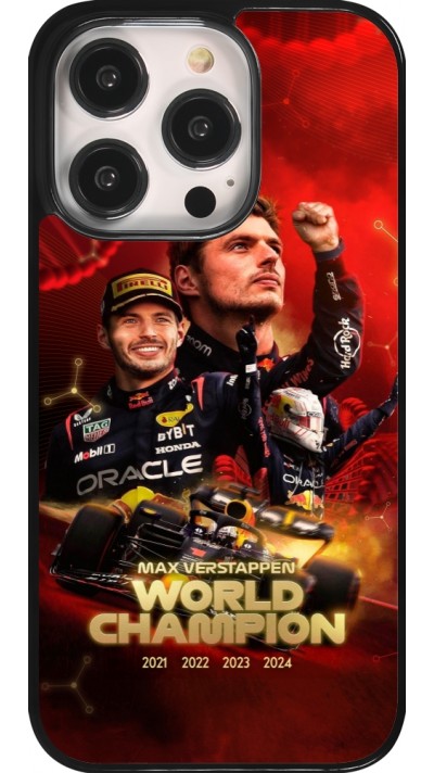 Coque iPhone 14 Pro - Max Verstappen Champion 2023