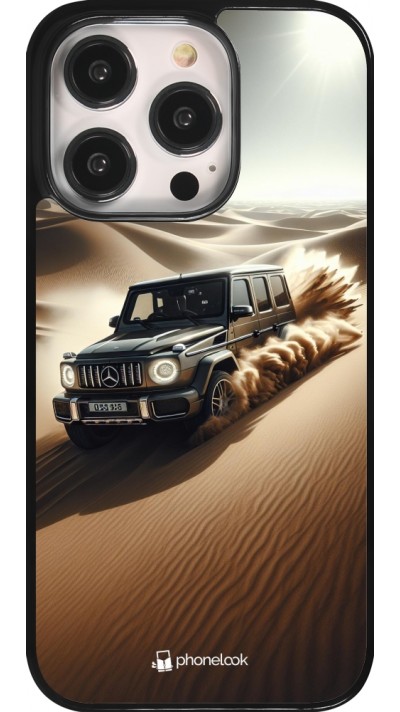 Coque iPhone 14 Pro - Mercedes G Drift Desert