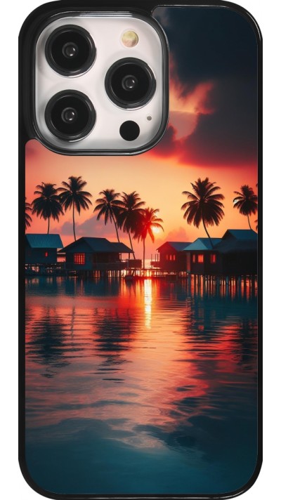 iPhone 14 Pro Case Hülle - Paradies Malediven