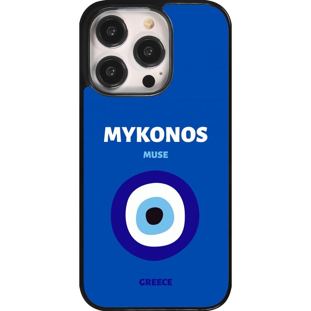 iPhone 14 Pro Case Hülle - Pop Summer Destination Mykonos