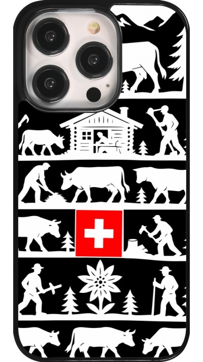 iPhone 14 Pro Case Hülle - Poya Schweiz 1 schwarz