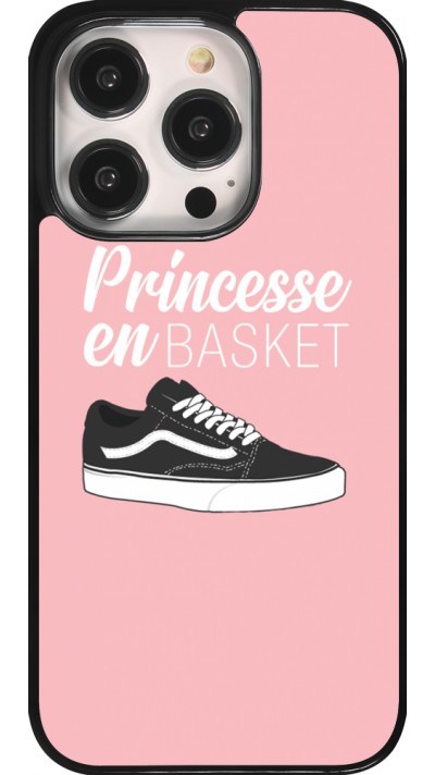 Coque iPhone 14 Pro - princesse en basket