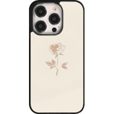 Coque iPhone 14 Pro - Sable Rose Minimaliste