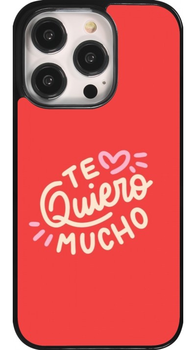 Coque iPhone 14 Pro - Saint Valentines Day 26 Te quiero mucho