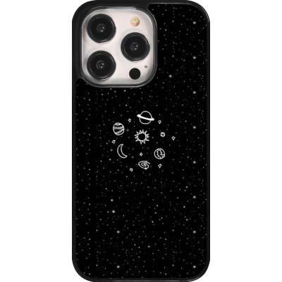 iPhone 14 Pro Case Hülle - Space Doodle