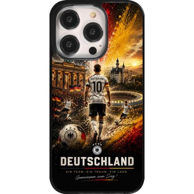 iPhone 14 Pro Case Hülle - Fussball Deutschland splash 2026