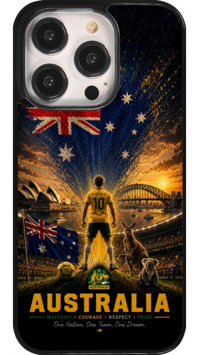 Coque iPhone 14 Pro - Football Australie splash 2026