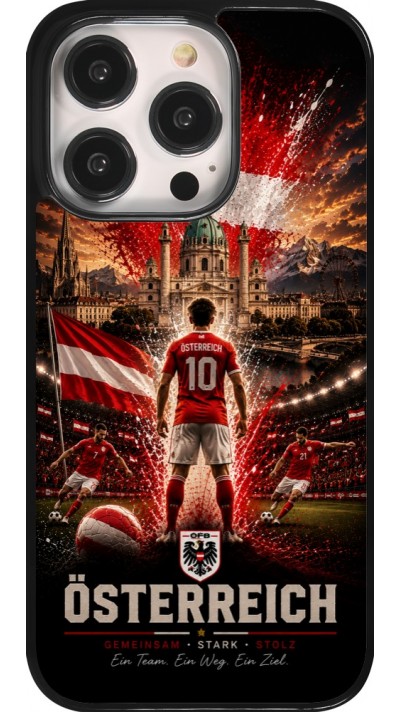 Coque iPhone 14 Pro - Football Autriche splash 2026