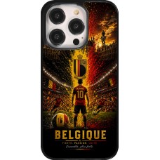 Coque iPhone 14 Pro - Football Belgique splash 2026