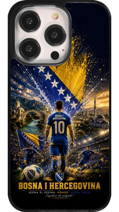 Coque iPhone 14 Pro - Football Bosnie-Herzégovine splash 2026