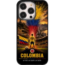 Coque iPhone 14 Pro - Football Colombie splash 2026