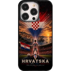 Coque iPhone 14 Pro - Football Croatie splash 2026