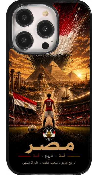 Coque iPhone 14 Pro - Football Égypte splash 2026