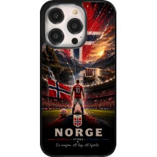 Coque iPhone 14 Pro - Football Norvège splash 2026