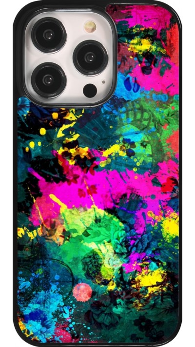 Coque iPhone 14 Pro - Splash paint