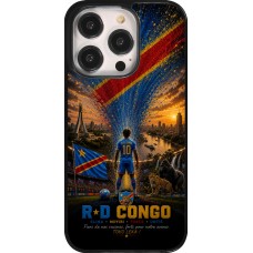 Coque iPhone 14 Pro - Football République démocratique du Congo splash 2026
