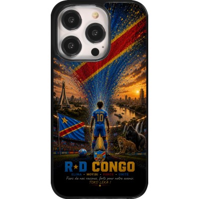 iPhone 14 Pro Case Hülle - Fussball Demokratische Republik Kongo splash 2026