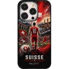 Coque iPhone 14 Pro - Football Suisse splash 2026