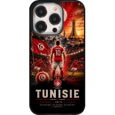 Coque iPhone 14 Pro - Football Tunisie splash 2026