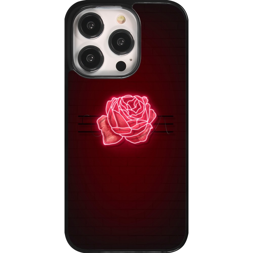 Coque iPhone 14 Pro - Spring 23 neon rose