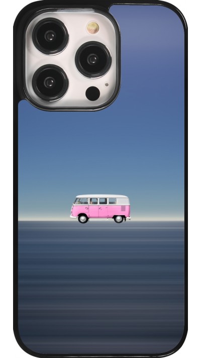 iPhone 14 Pro Case Hülle - Spring 23 pink bus
